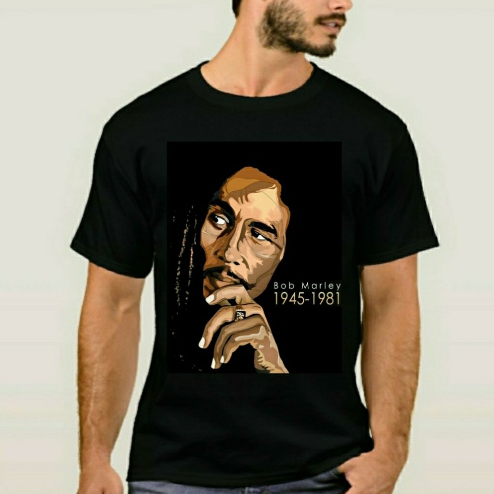 Celebrating Black History Month Bob Marley Graphic